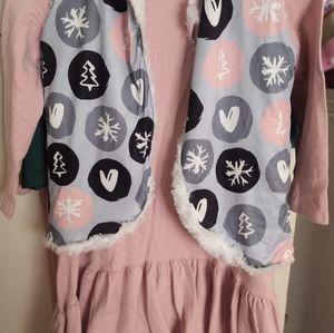 Girls 2pc Winter Dress Set